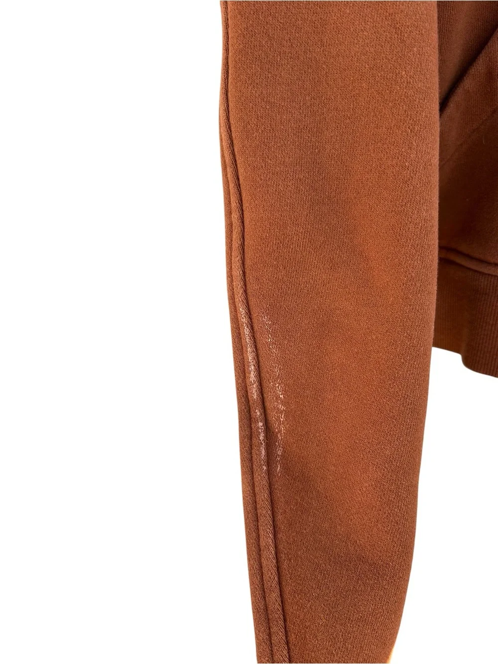 Lululemon Scuba Oversized 1/2 Zip Cropped Hoodie - Copper Brown - Size XS/S